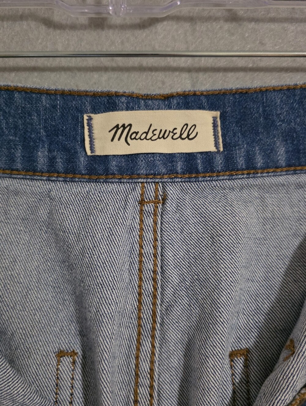 NWOT Madewell Womens '90s High Rise Utility Straight Denim Jeans Size 28 - Picture 2 of 12